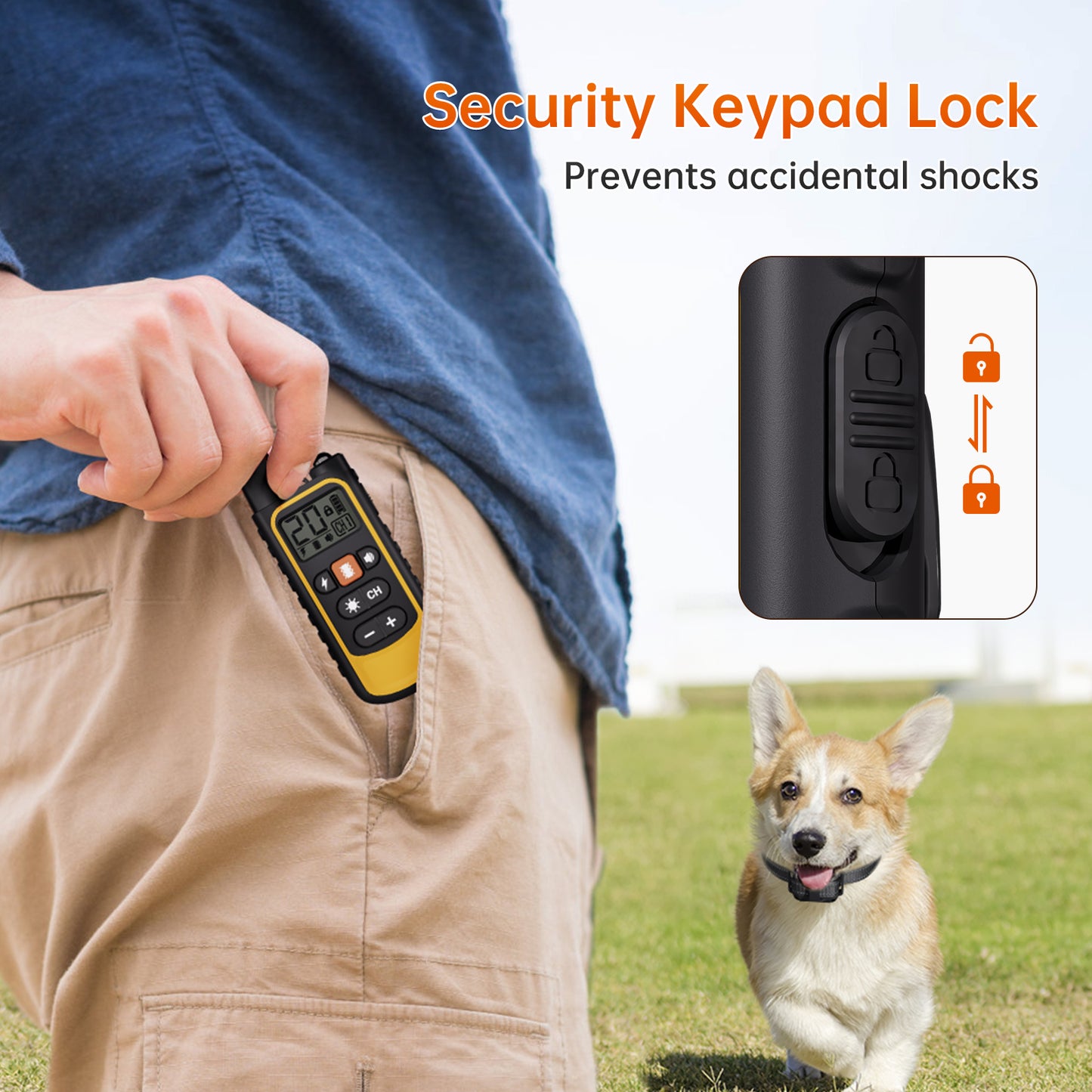 Vipsafe Dog Training Collar with Adjustable Settings and Remote Control – Safe & Effective Training Tool