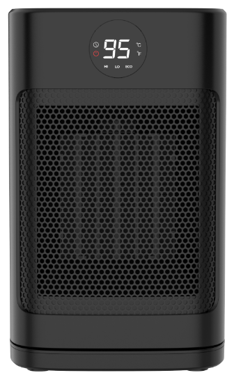 Vipsafe Ceramic Space Heater for Indoor Use, Portable Space Heater with Remote Control, Fan Mode, 12h Timer and LED Display