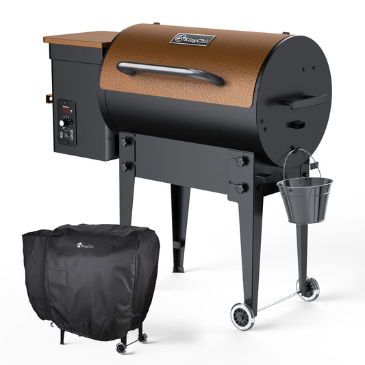 Vipsafe Wood Pellet Grill & Smoker with Automatic Temperature Control