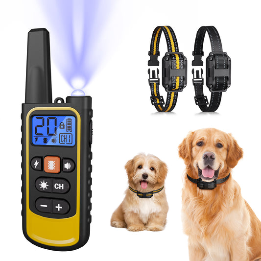Vipsafe Dog Training Collar with Adjustable Settings and Remote Control – Safe & Effective Training Tool